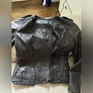 3.1 Philip Lim Beautiful high quality leather jacket with details